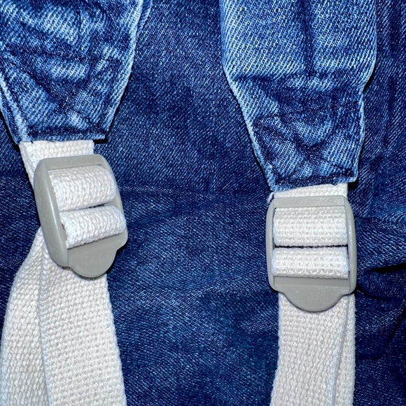 Vintage American Apparel Dark Wash Denim Backpack - Picture 3 of 4